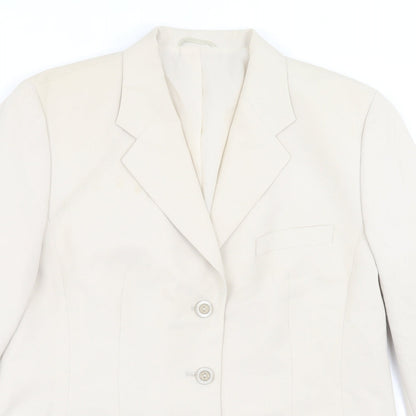 Womens UK Size 16 Preworn Beige Jacket