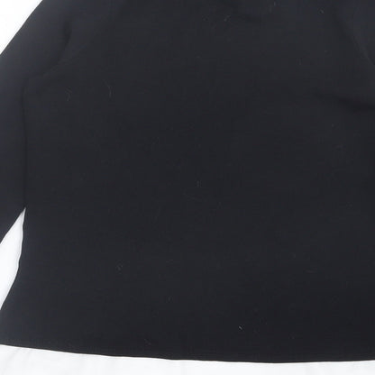 Womens UK Size 10 Linea Black Pullover Jumper