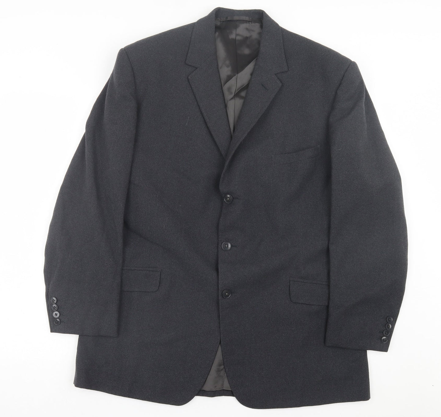 Boyds Mens Grey Polyacrylate Fibre Jacket Suit Jacket Size 36