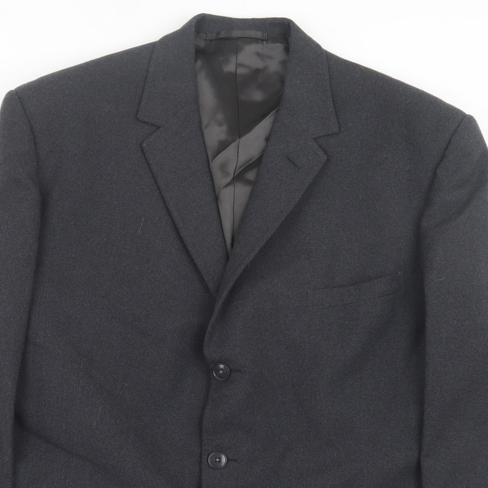 Boyds Mens Grey Polyacrylate Fibre Jacket Suit Jacket Size 36