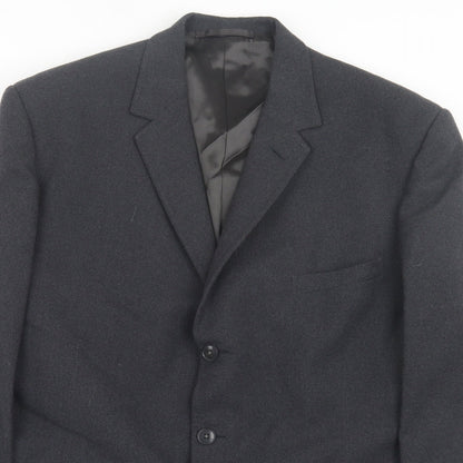 Boyds Mens Grey Polyacrylate Fibre Jacket Suit Jacket Size 36