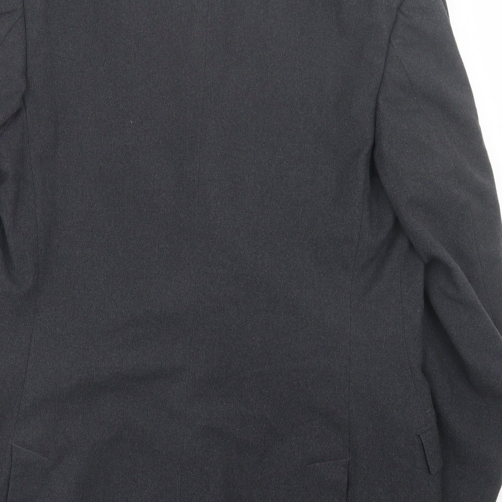 Boyds Mens Grey Polyacrylate Fibre Jacket Suit Jacket Size 36