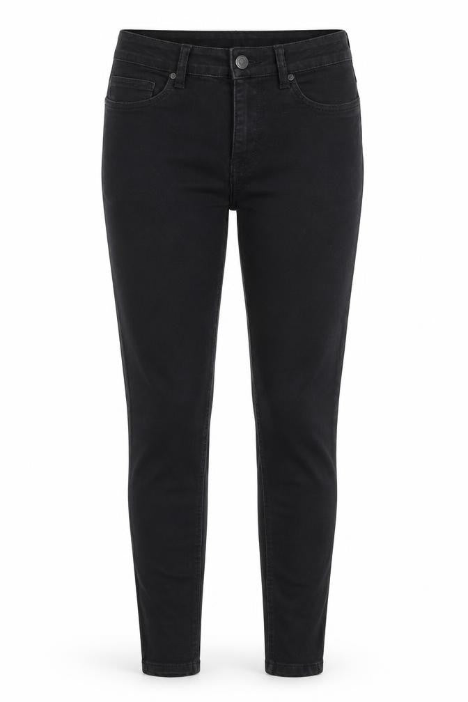 Womens UK Size 30 in Noisy may Regular Fit Skinny Black Jeans