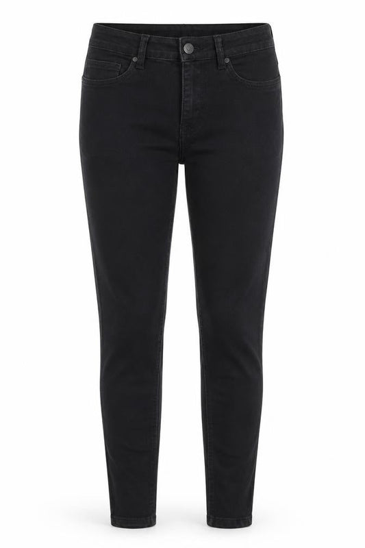 Womens UK Size 30 in Noisy may Regular Fit Skinny Black Jeans