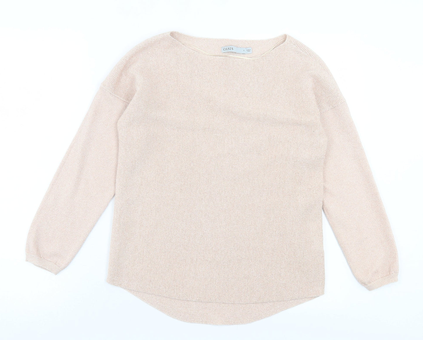 Womens UK Size S Oasis Pink Pullover Jumper