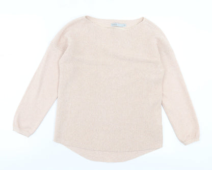 Womens UK Size S Oasis Pink Pullover Jumper