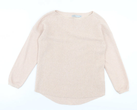 Womens UK Size S Oasis Pink Pullover Jumper