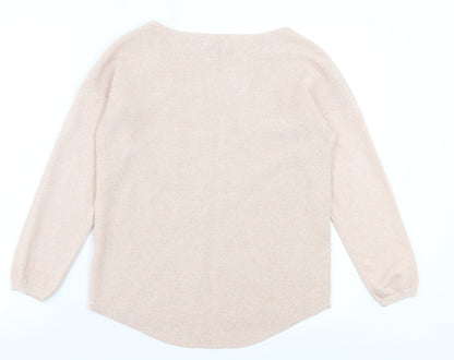 Womens UK Size S Oasis Pink Pullover Jumper