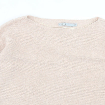Womens UK Size S Oasis Pink Pullover Jumper