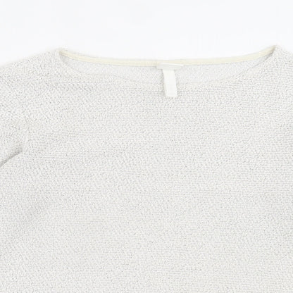Womens UK Size S H&M Grey Pullover Jumper