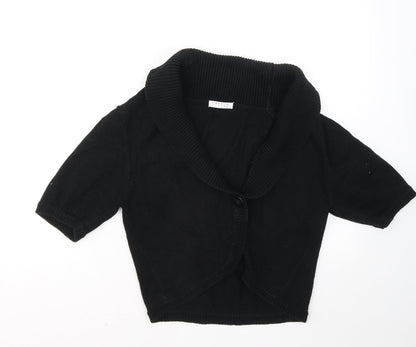 Womens UK Size M Precis Black Cardigan Jumper
