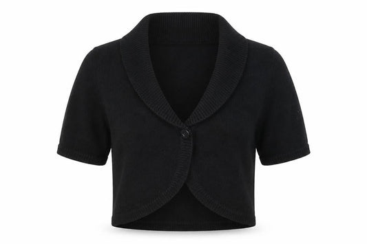 Womens UK Size M Precis Black Cardigan Jumper
