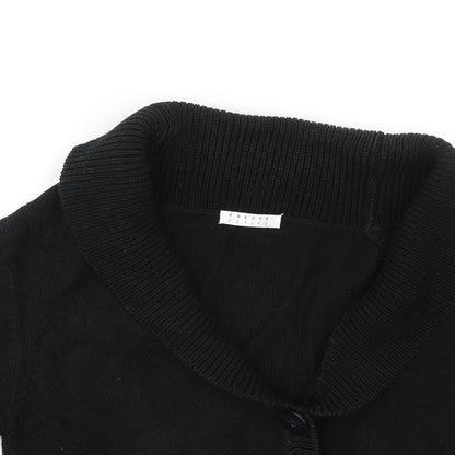Womens UK Size M Precis Black Cardigan Jumper