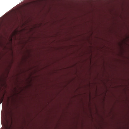 Womens UK Size S Oasis Red Pullover Jumper
