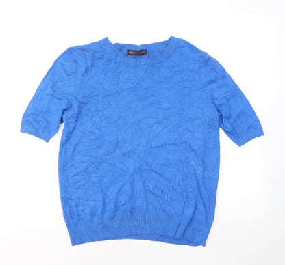 Womens UK Size 12 Marks and Spencer Blue Pullover Jumper