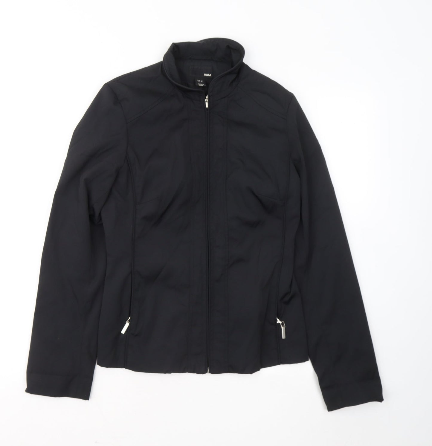 Womens UK Size 6 H&M Black Jacket