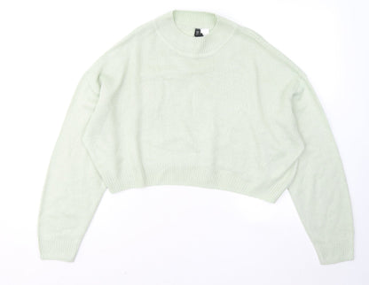 Womens UK Size S Divided by H&M Green Pullover Jumper