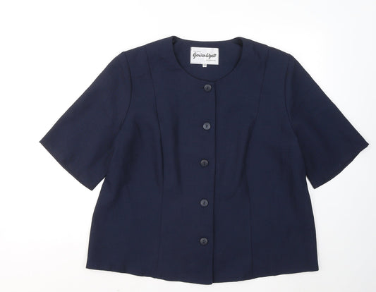 Womens UK Size 22 Gordon Wyatt Blue Jacket
