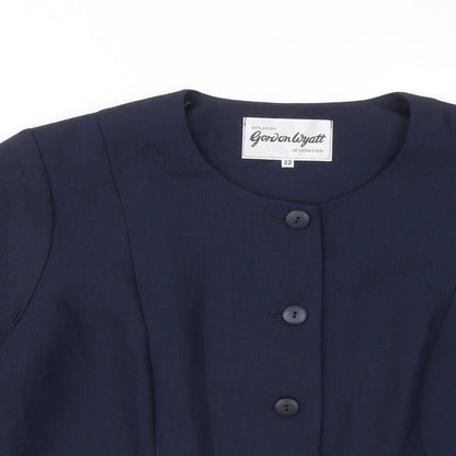 Womens UK Size 22 Gordon Wyatt Blue Jacket