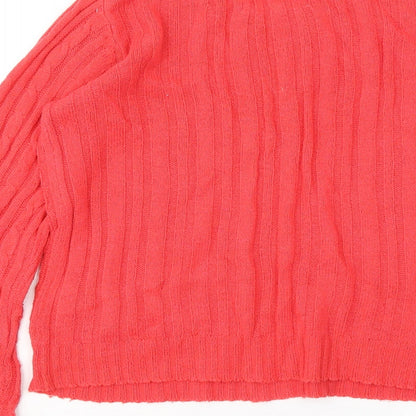 Womens UK Size 8 New Look Red Pullover Jumper