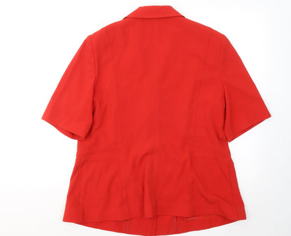Paul Separates Womens Red Jacket Blazer Size 16