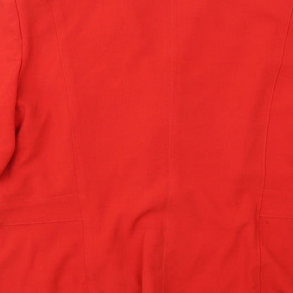 Paul Separates Womens Red Jacket Blazer Size 16