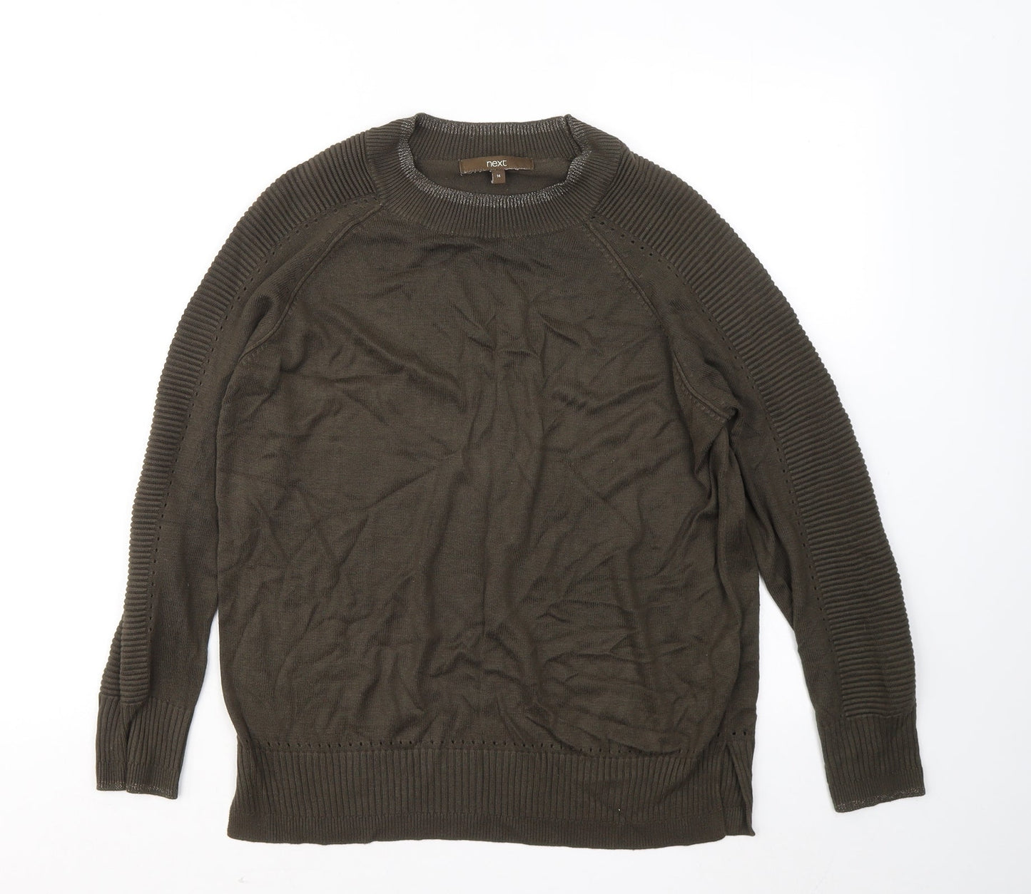 Womens UK Size 14 Marks and Spencer Green Pullover Jumper