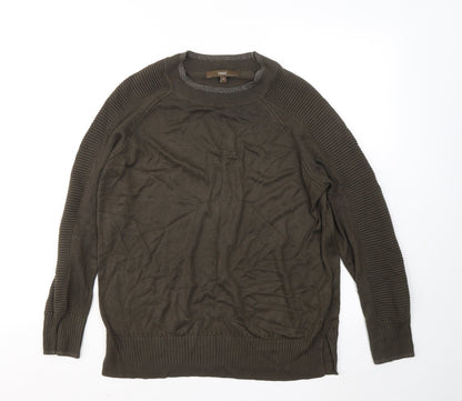 Womens UK Size 14 Marks and Spencer Green Pullover Jumper