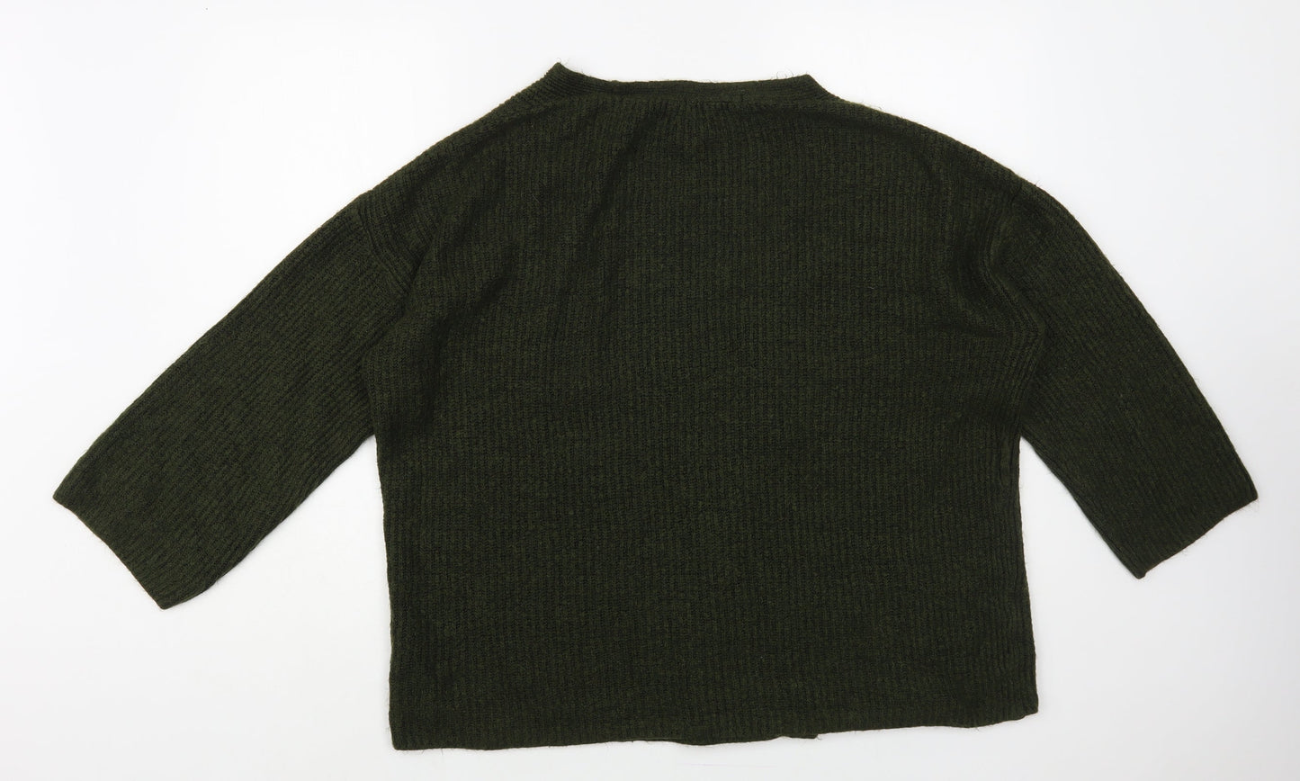 Womens UK Size M NEXT Green Cardigan Jumper