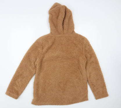 Womens UK Size 8 NEXT Brown Pullover Hoodie