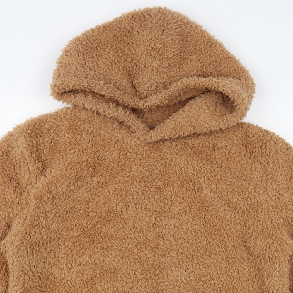 Womens UK Size 8 NEXT Brown Pullover Hoodie