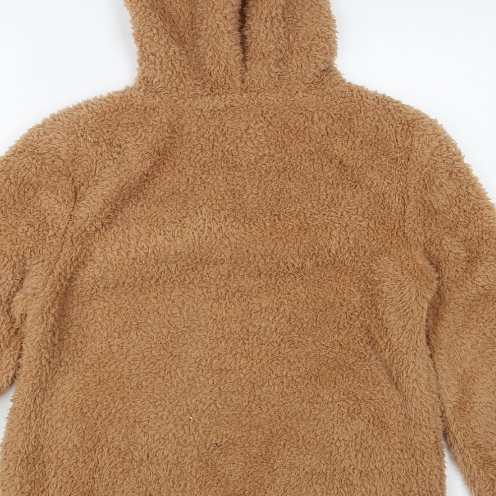 Womens UK Size 8 NEXT Brown Pullover Hoodie