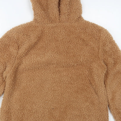 Womens UK Size 8 NEXT Brown Pullover Hoodie