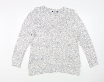 Womens UK Size XL Preworn Grey Pullover Jumper