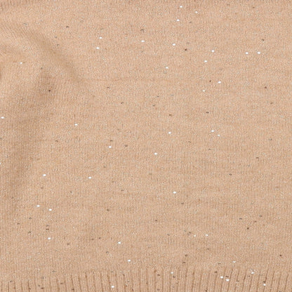 George Womens Pink Mock Neck Acrylic Pullover Jumper Size S