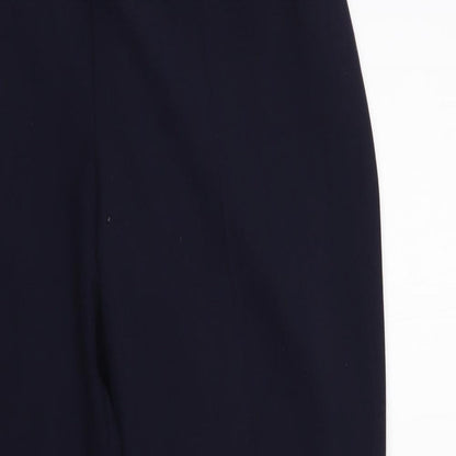 Womens UK Size 16 Essence Regular Fit  Blue Trousers
