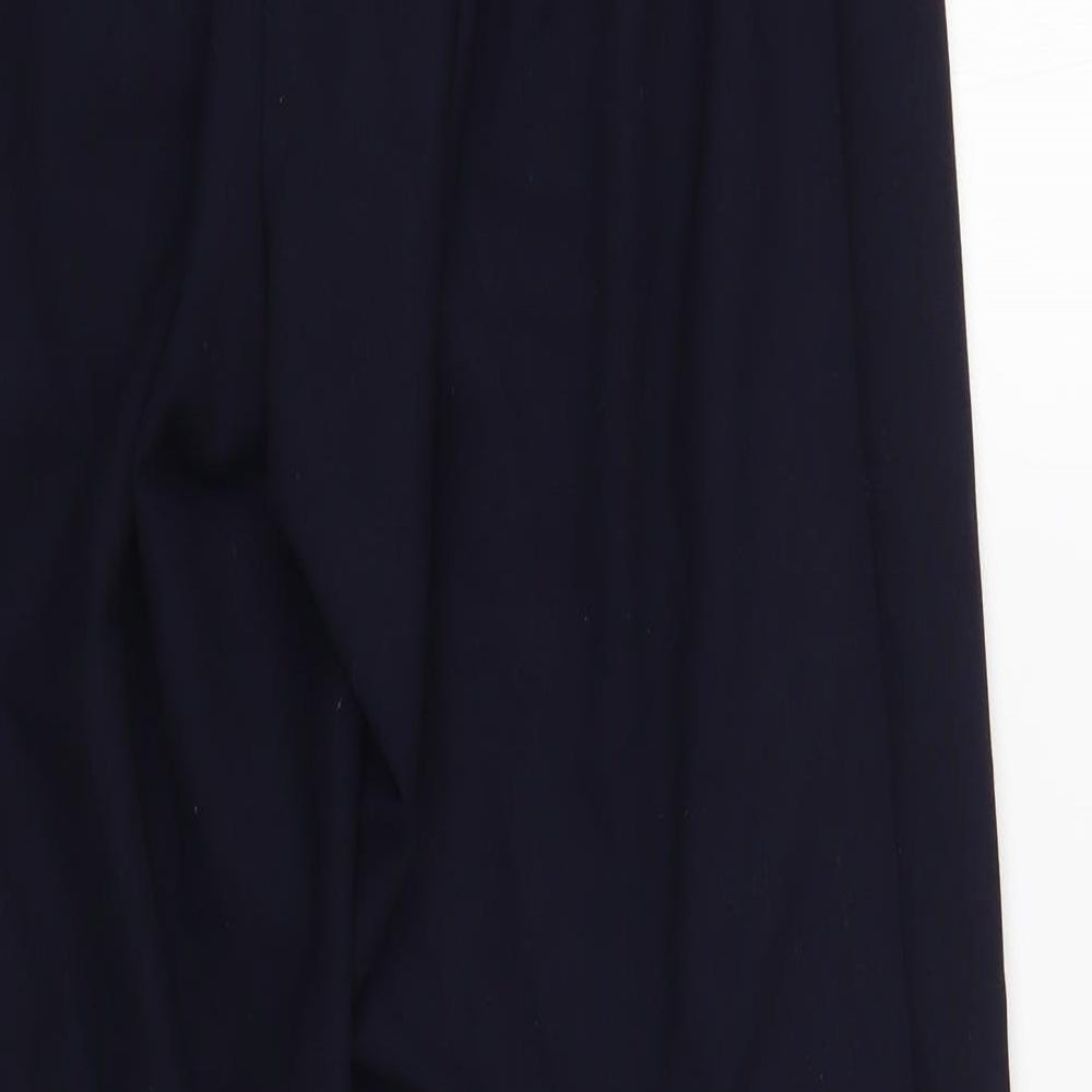 Womens UK Size 16 Essence Regular Fit  Blue Trousers