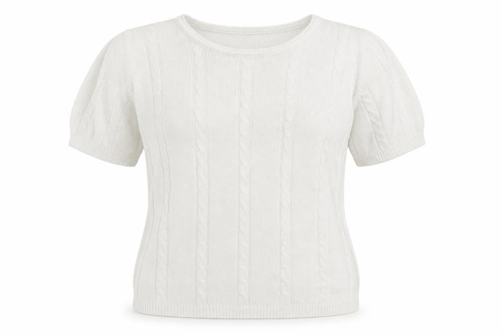 Womens UK Size M IsaBELLE White Pullover Jumper