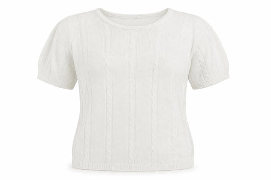 Womens UK Size M IsaBELLE White Pullover Jumper
