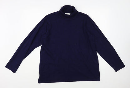 Womens UK Size XL Signature Experience Blue Pullover Jumper