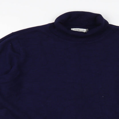 Womens UK Size XL Signature Experience Blue Pullover Jumper
