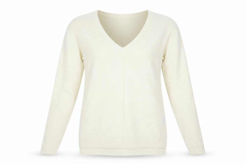 Womens UK Size 12 Atmosphere Ivory Pullover Jumper