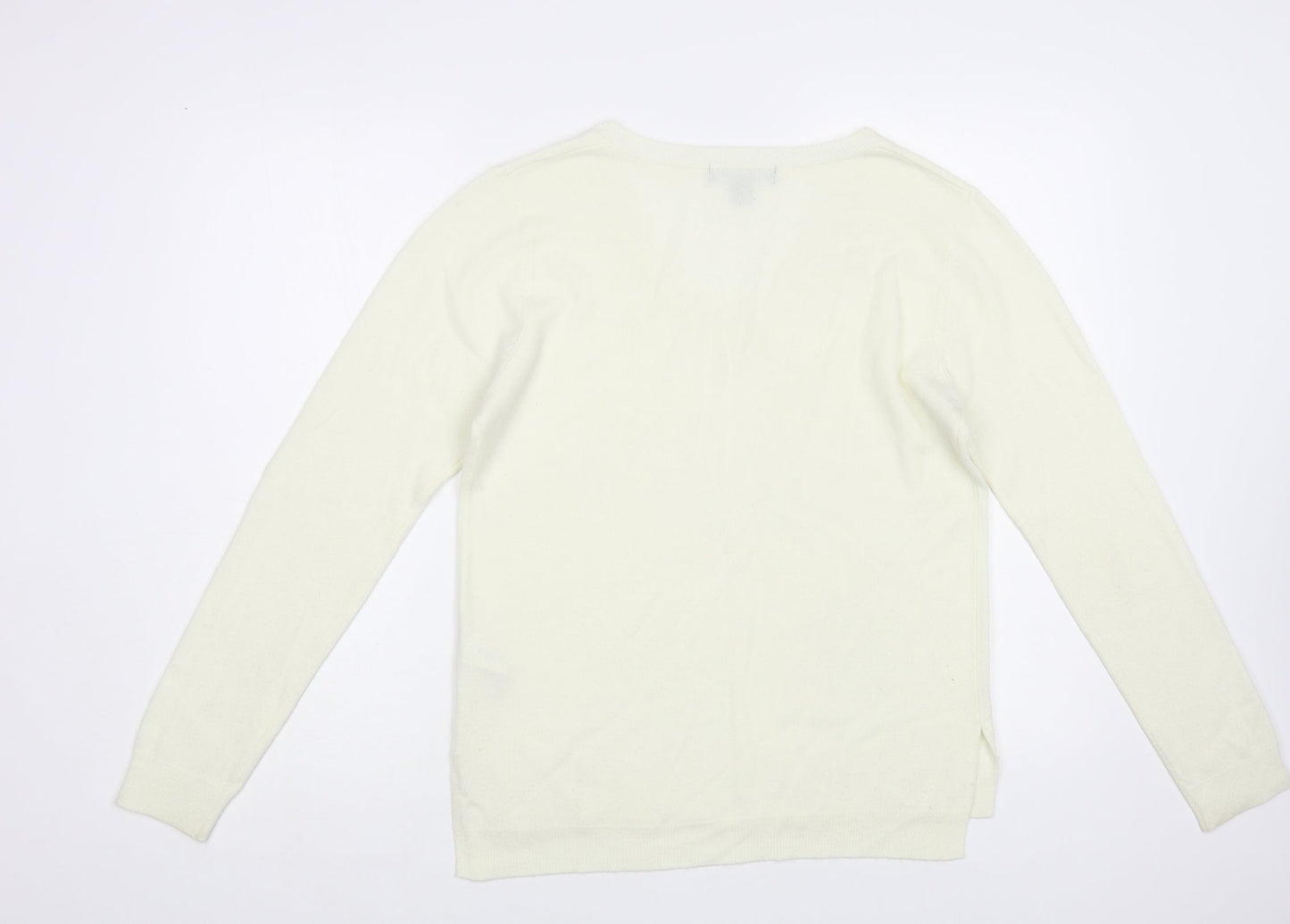 Womens UK Size 12 Atmosphere Ivory Pullover Jumper