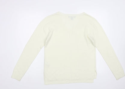 Womens UK Size 12 Atmosphere Ivory Pullover Jumper