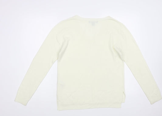 Womens UK Size 12 Atmosphere Ivory Pullover Jumper