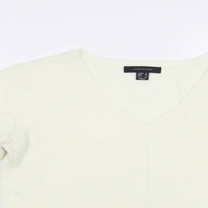 Womens UK Size 12 Atmosphere Ivory Pullover Jumper