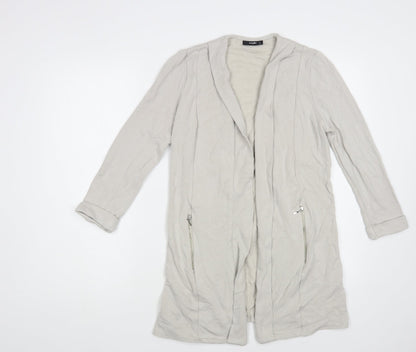 Womens UK Size S Wallis Grey Cardigan Jumper