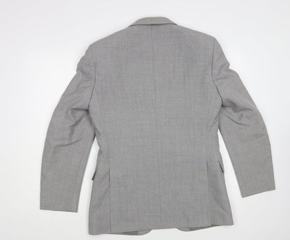 Mens UK Size 38 Mr Harry Regular Grey Suit Jacket