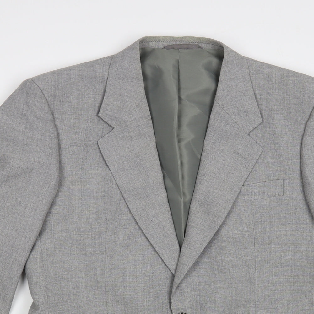 Mens UK Size 38 Mr Harry Regular Grey Suit Jacket