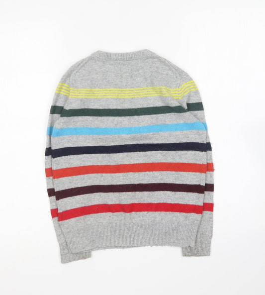 Gap Boys Multicoloured Round Neck Spotted Cotton Pullover Jumper Size S